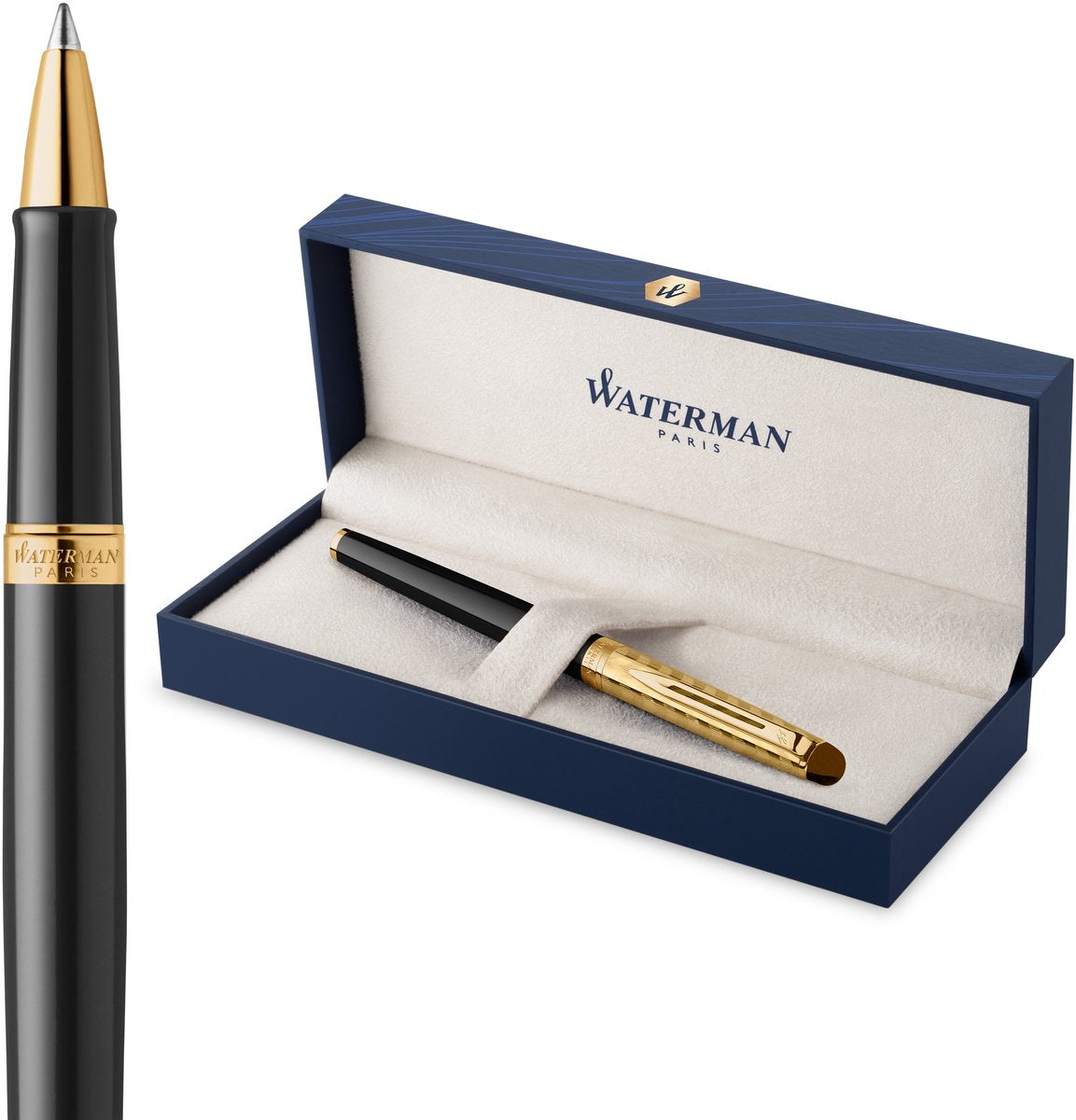 Waterman Hemisphere Tintenroller | die Opernsammlung | schwarzes Gold | Geschenkverpackung