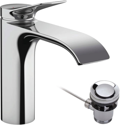 Hansgrohe Vivinis Einhebel-Waschtischmischer 110 mit ausziehbarem Ablaufgarnitur chrom