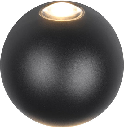 Trio avisio - Wandleuchte - Schwarz matt - inkl. 2x SMD 2W - Außenbeleuchtung - IP54