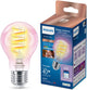Philips LED Philips Smart Lighting – Lampenfaden – Intelligente LED-Beleuchtung – farbiges und weißes Licht – E27 – transparent – 40 W – WLAN