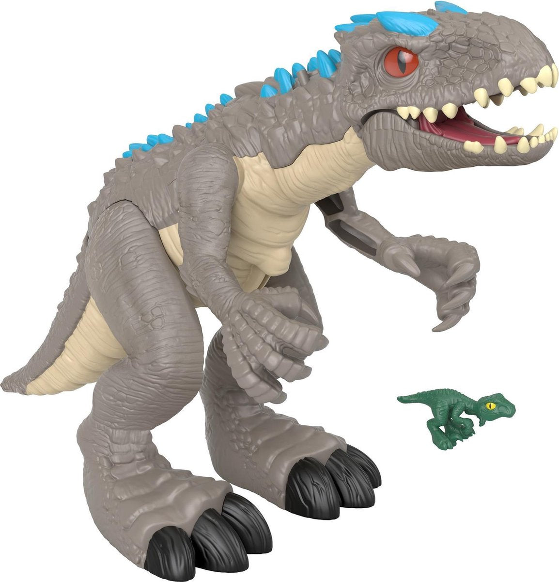 Stellen Sie sich Jurassic World vor, die Indominus Rex verprügeln