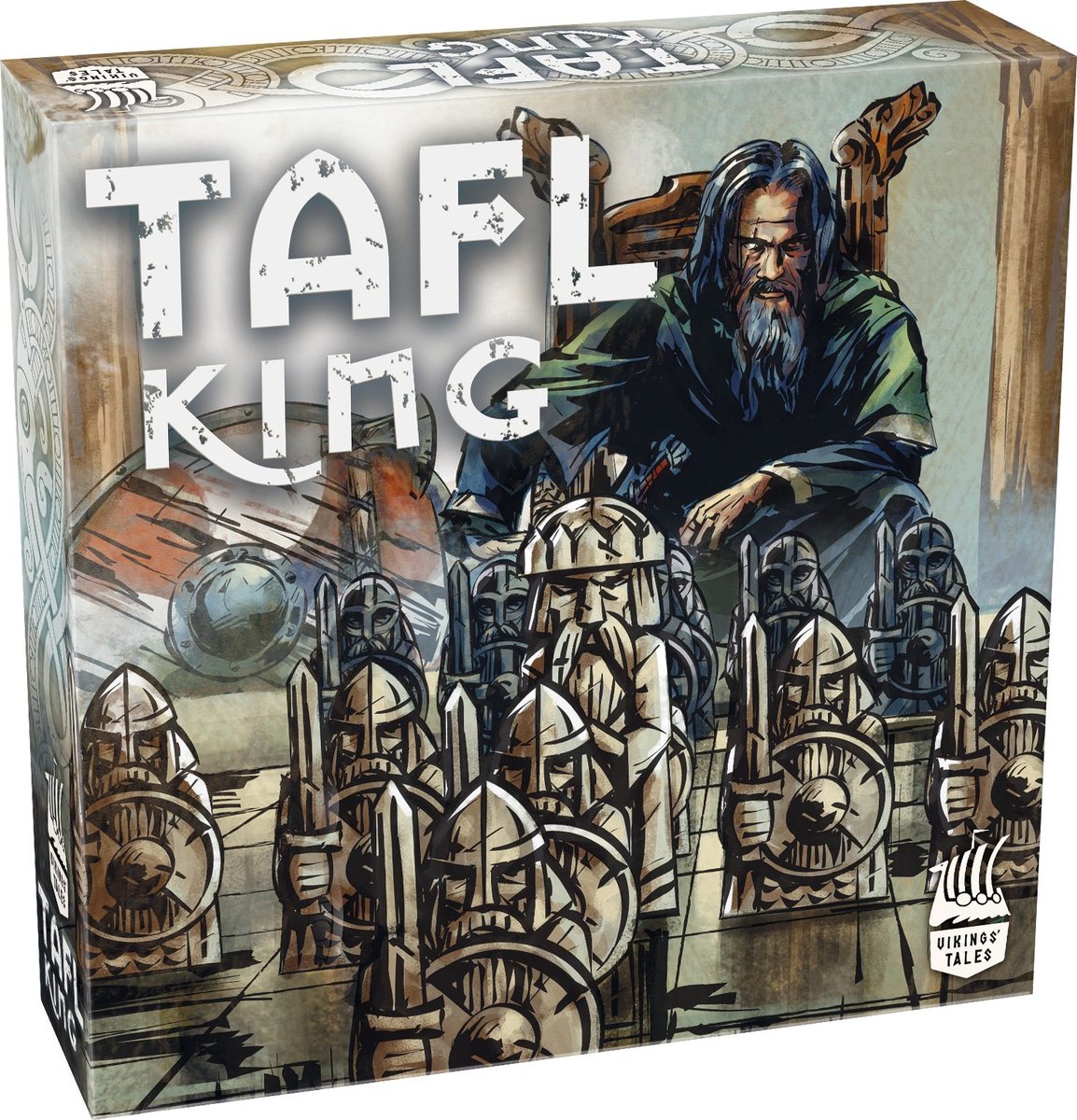 Geschichten von Taktik -Wikinger: TAFL King Boordspel