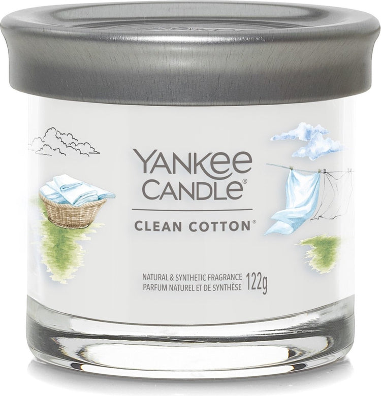 Yankee Candle YC Clean Cotton Signature kleiner Becher