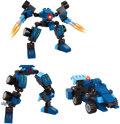Baukasten Titan Transform Blue - 71 Teile.