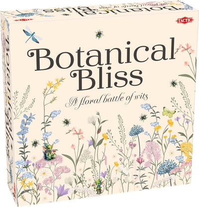 Taktik botanische Glückseligkeit – Brettspiel – strategisches Legespiel mit Blumen – buntes taktisches Kampfspiel – Familienspiel – 2 bis 4 Spieler – ab 8 Jahren