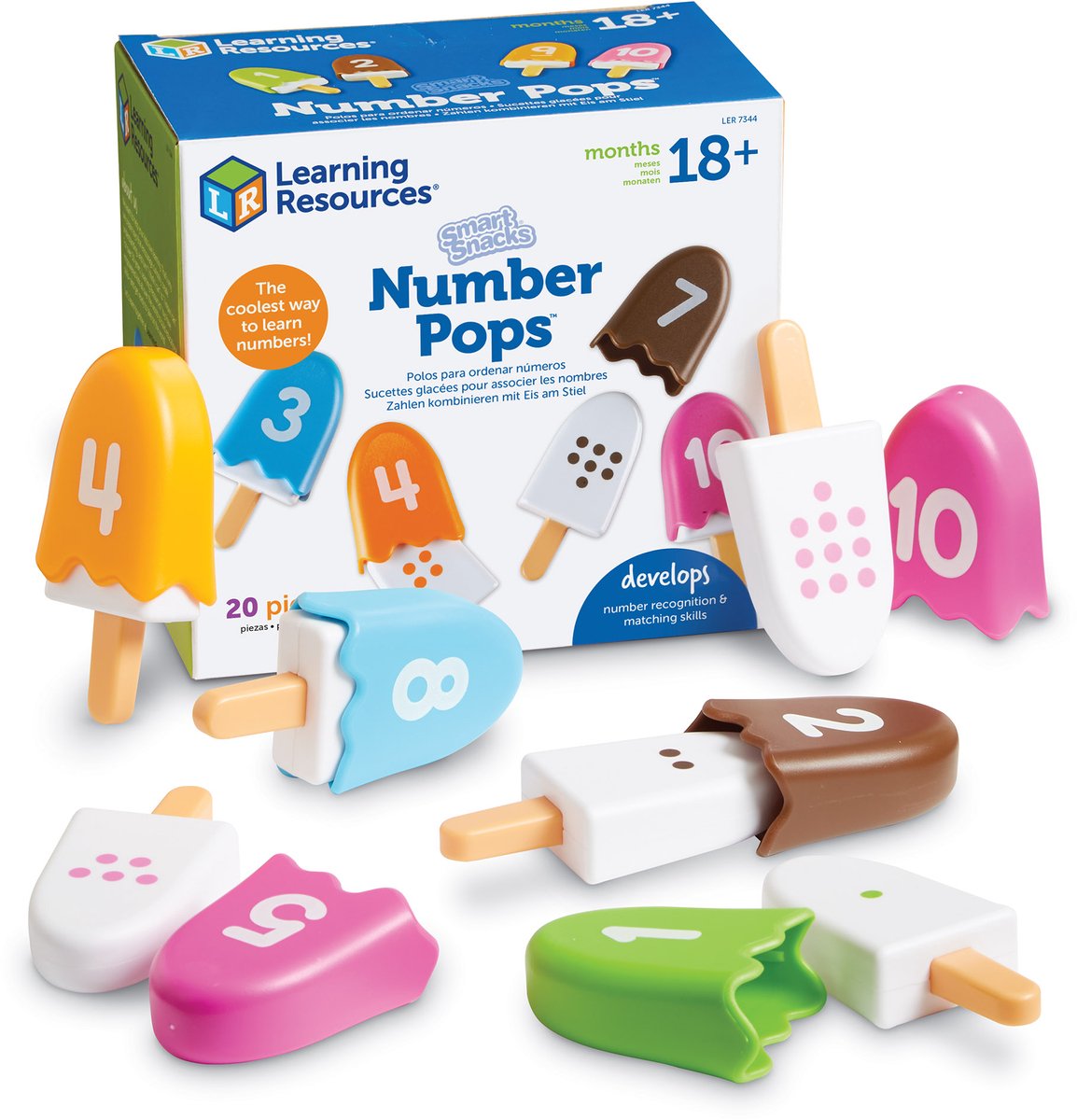 Lernressourcen smart snacks® numberpops™ – 2+