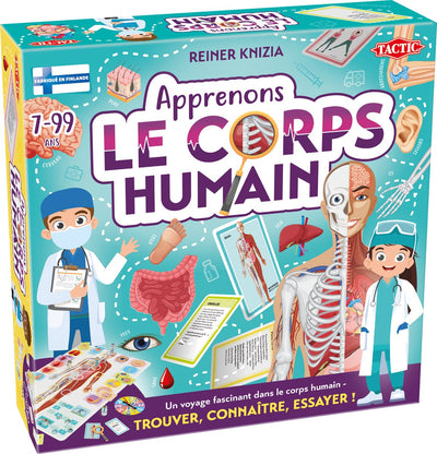 Tactic apprenons le corps humain - Brettspiel - Lernen wir unseren erstaunlichen Körper kennen (fr)