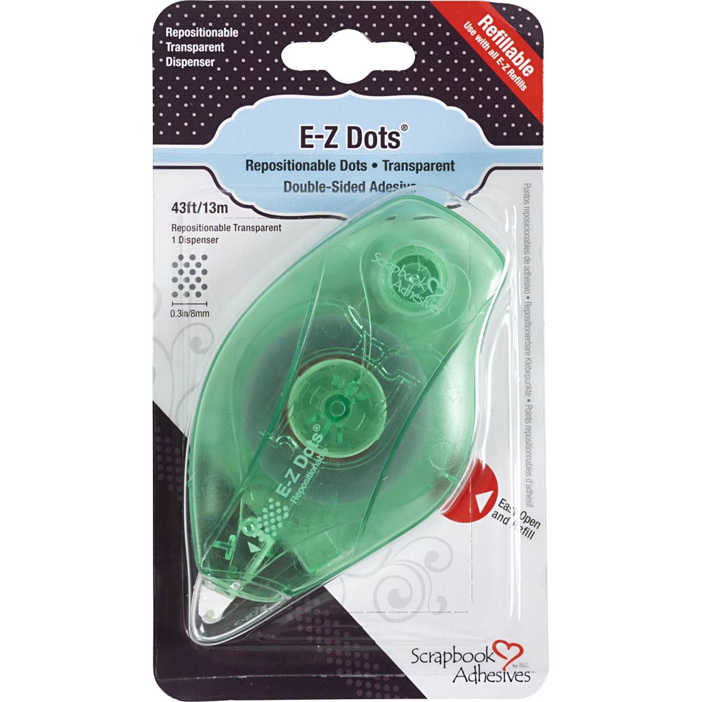 E-Z Runner®, Punkte, nicht permanent, B: 8 mm, 15 m 1 Roll