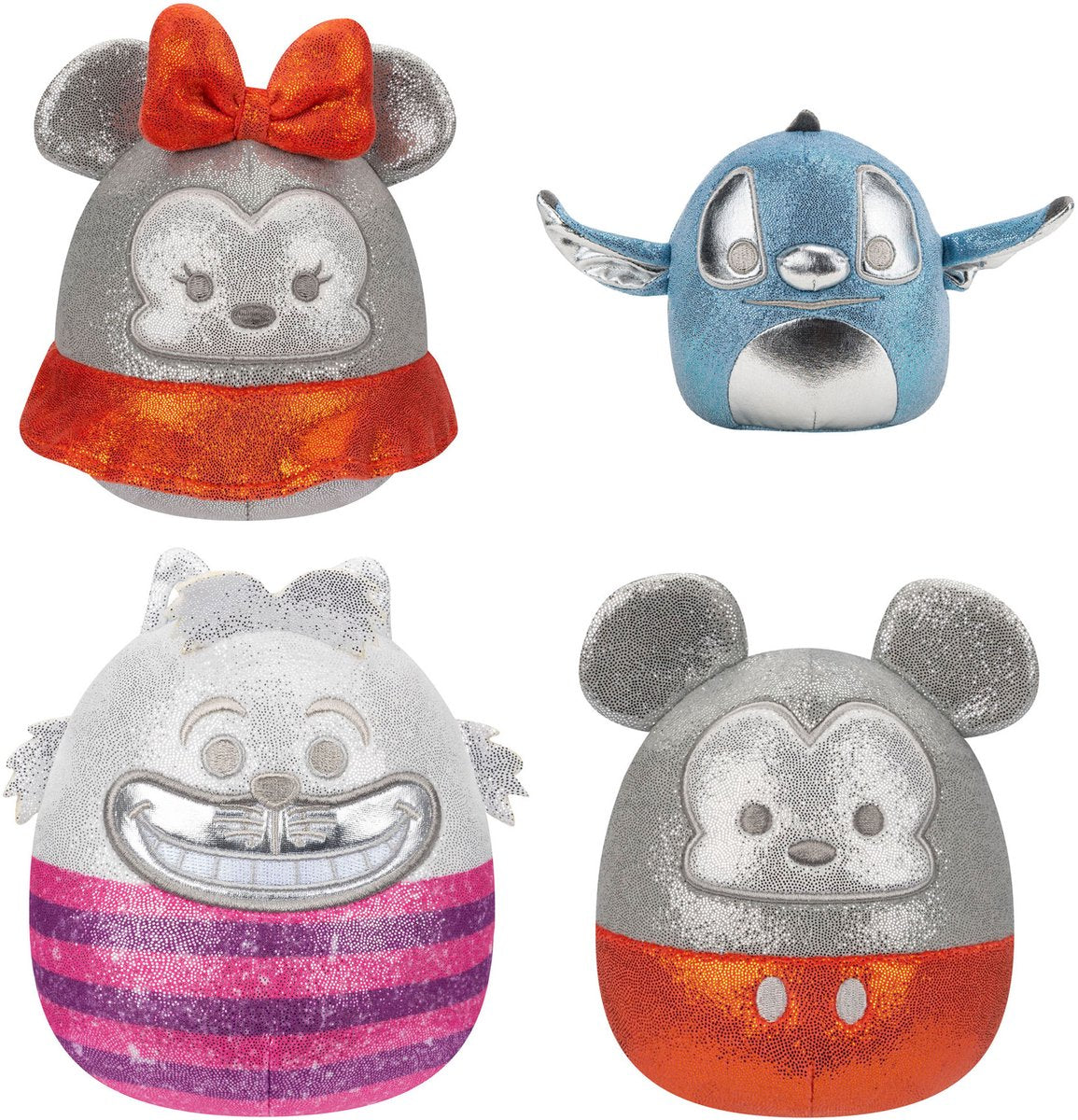 Squishmallows Disney 100. Jubiläum, 4er-Set, 1 – 12,7 cm großer Squishmallow (inkl. Adoptionszertifikat)