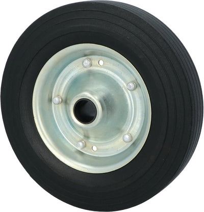 Carpoint Ersatzrad für Bugrad (EAN 8711293053773) – Metallfelge und Vollgummirad – Rad 200 x 50 mm – Tragfähigkeit 150 kg