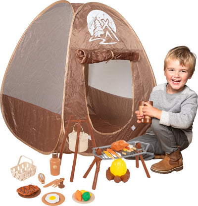 Campingset Zelt-Spielset, 34-teilig.