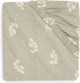 Jollein - Spannbettlaken Jersey 70x140cm - Wiege, Bett, Babybett - Zweig - Olivgrün