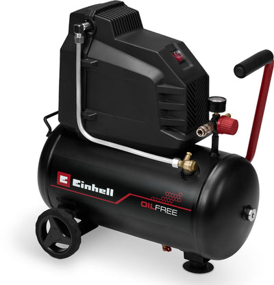 Einhell Elektrokompressor TC-AC 190 24 8 i or - 1500 W - 8 bar - 24 l Tank - Saugleistung: 190 l min - ölfrei