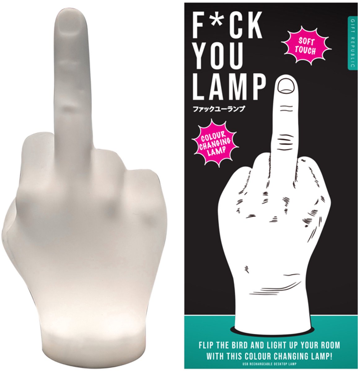 Gift Republic Lampe – f*ck you
