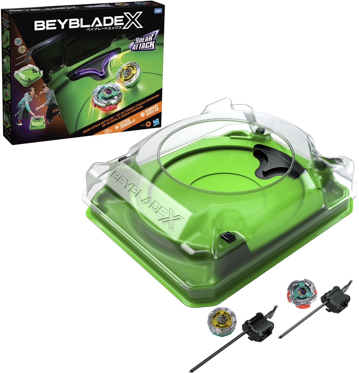 Beyblade x Sneak Attack Battle-Set