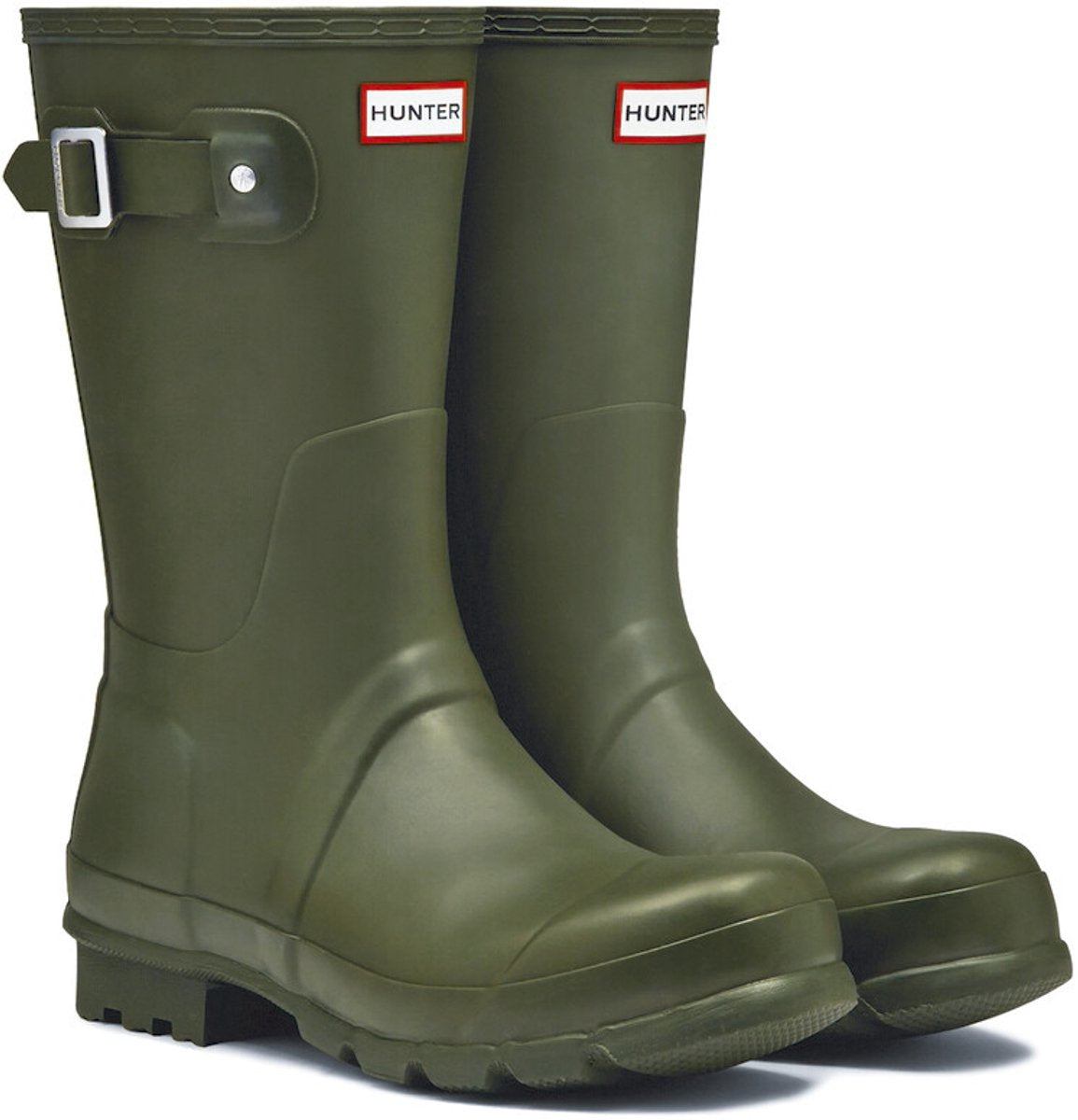 Hunter – Regenstiefel für Herren – original kurz – olivgrün – Größe 44eu