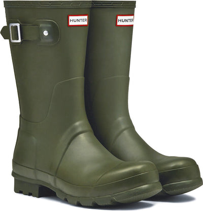 Hunter – Regenstiefel für Herren – original kurz – olivgrün – Größe 47eu