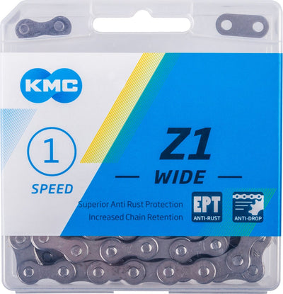 KMC Z1 EPT 112 Schakels, 1 2 x 1 8, Silber, Anti -Rost