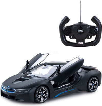 Rastar BMW i8 mattschwarz 1:14 r c