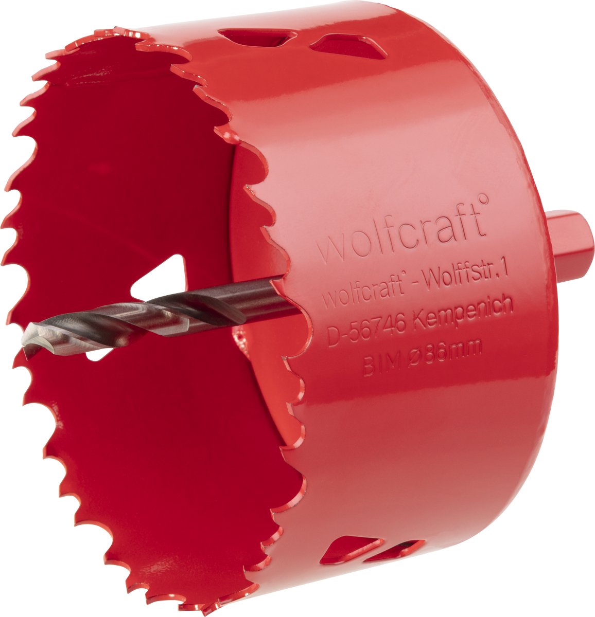 Wolfcraft – Lochsäge 86 mm – BIM-Lochbohrer 86 mm – 5486000