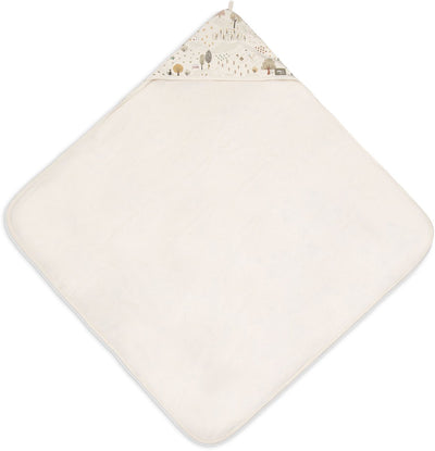 Jollein Badeumhang Baby – 100 % Frottee-Baumwolle – 75 x 75 cm – Tiny Park