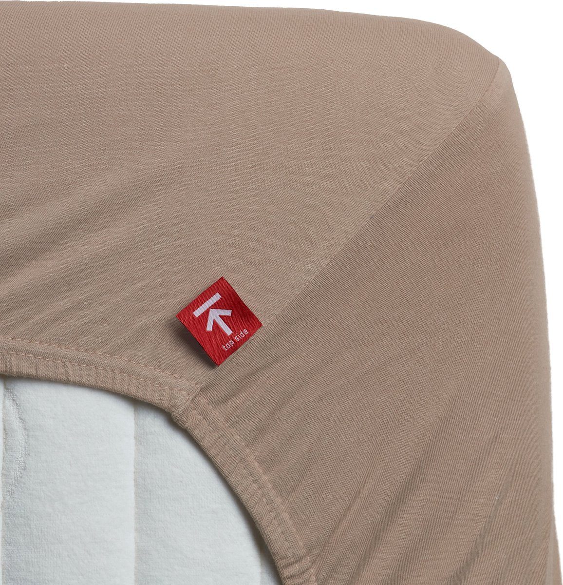 Bettwäschehouse Jersey – Spannbettlaken – 160 x 200 220 – Taupe