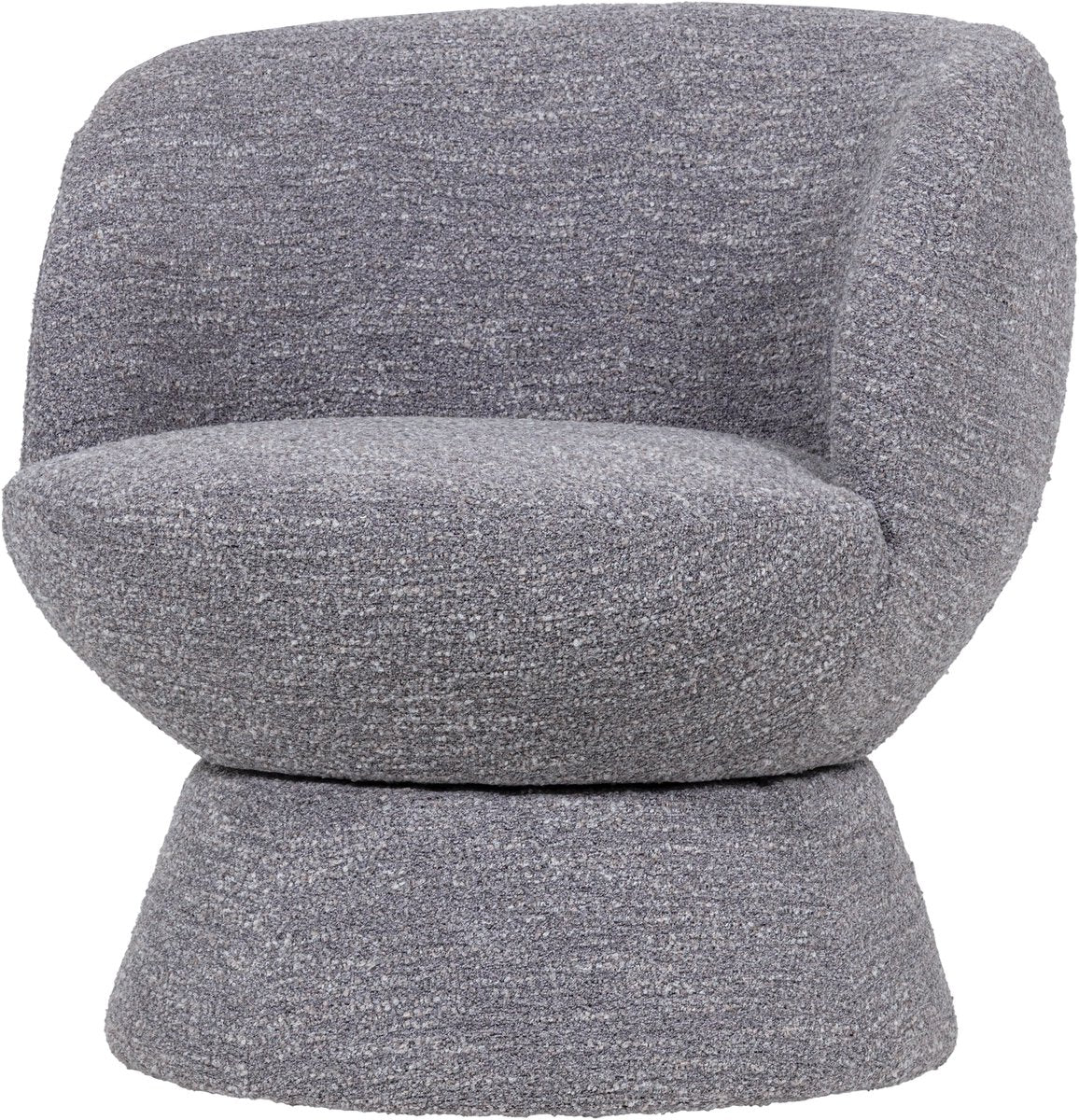 Woood Shuffle Drehsessel – Melange – Grau – 72 x 73 x 71