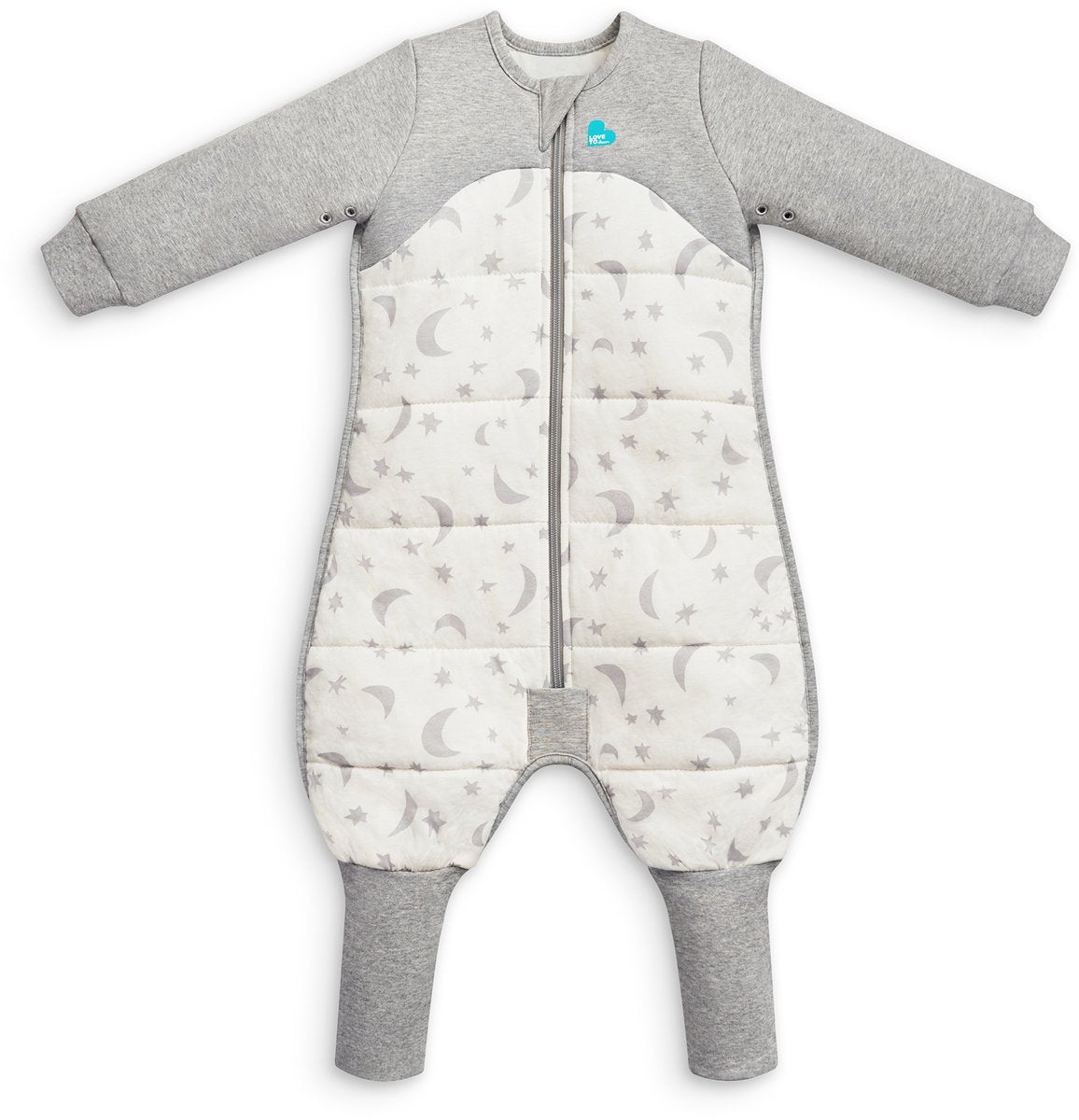 Love to dream™ Schlafanzug – Pyjama und Bettdecke in 1 – Kleinkind 24–36 Monate – Winter – Weiß