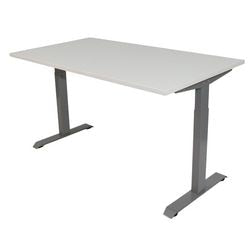 Schreibtisch euroseats grau, weiß 620-840x1200x800