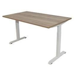 Schreibtisch euroseats Eiche natur, weiß