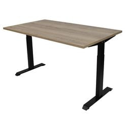 Schreibtisch euroseats Eiche natur, schwarz