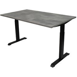 Schreibtisch euroseats oxidgrau, schwarz