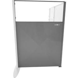 Beweglicher Schutzschirm manorga 7035 grau