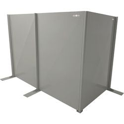 Beweglicher Schutzschirm manorga 7035 grau