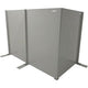 Beweglicher Schutzschirm manorga 7035 grau