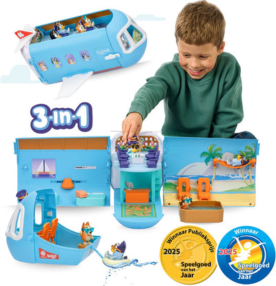 Bluey Flugzeug Mega 3 in 1