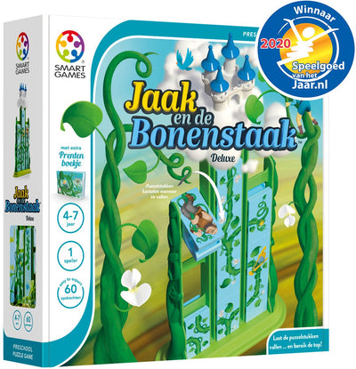 Intelligente Spiele schnapp dir die Bohnenstange – logisches Denkspiel für Vorschulkinder und Kleinkinder – 60 Aufgaben mit Bilderbuch – lehrreiches Solospiel – ab 4 Jahren