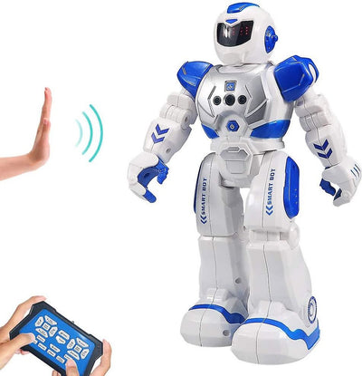 Intelligenter Bewegungsroboter Red5 – Spielzeugroboter – mit Fernbedienung – reagiert auf Bewegung – 20+ Funktionen – 14 x 10 x 4 cm