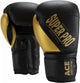 Super Pro Combat Gear Ace (Kick)Boxhandschuhe Schwarzgold 10oz