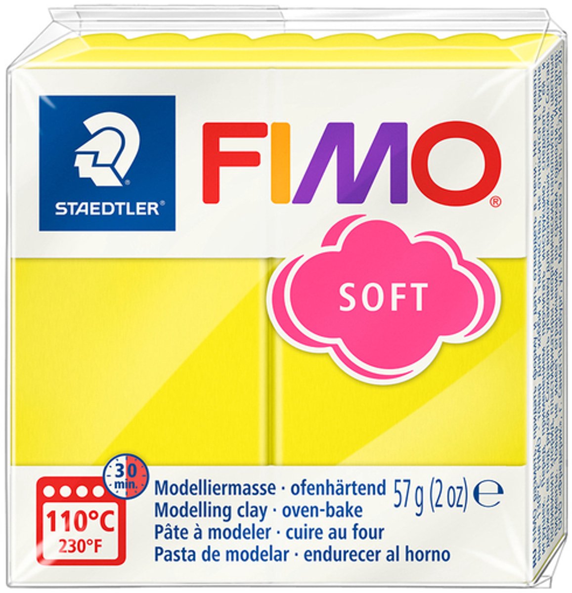 Fimo® Soft, Zitrone, 57 Gr 1 Box