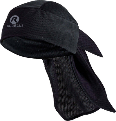 Rogelli Bandana Radfahren Herren und Damen – Kopftuch Radmütze Unisex – Schwarz – Größe Einheitsgröße