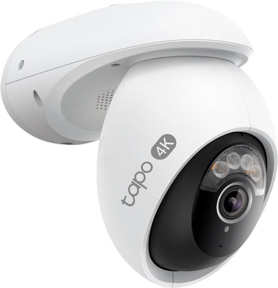 Tp-Link Tapo C560WS Outdoor-Überwachungskamera – 4K 8 MP – IP66 – Schwenk-Neigefunktion – KI-Erkennung