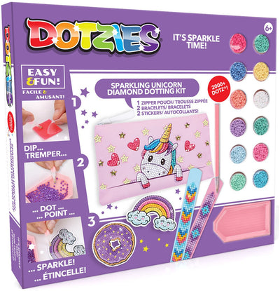 Diamond dotz® Diamond Dotz Bastelset - Baby Einhorn - Diamantmalspielzeug.