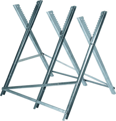 Einhell Sägebock - max. Belastung: 150 kg - Länge: ca. 80 cm - faltbar - max. Durchmesser der Holzscheite: ø30 cm - 3 Arbeitshöhen: 60, 64 und 68 cm