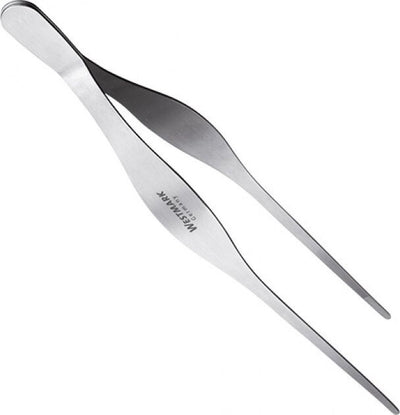 Westmark Küchen- und Servierpinzette, Grillzange, Edelstahl, Länge: 29 cm, Silber, 12762270