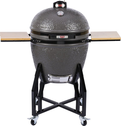 Grill Guru Kamado Barbecue Original XL ø56 cm ø22,05 Zoll – komplett – grau