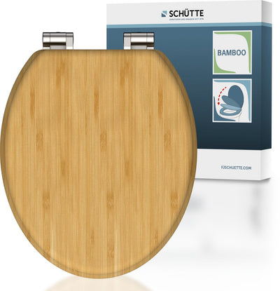 Schütte Schütte Toilettensitz mit weicher natürlicher Bambus