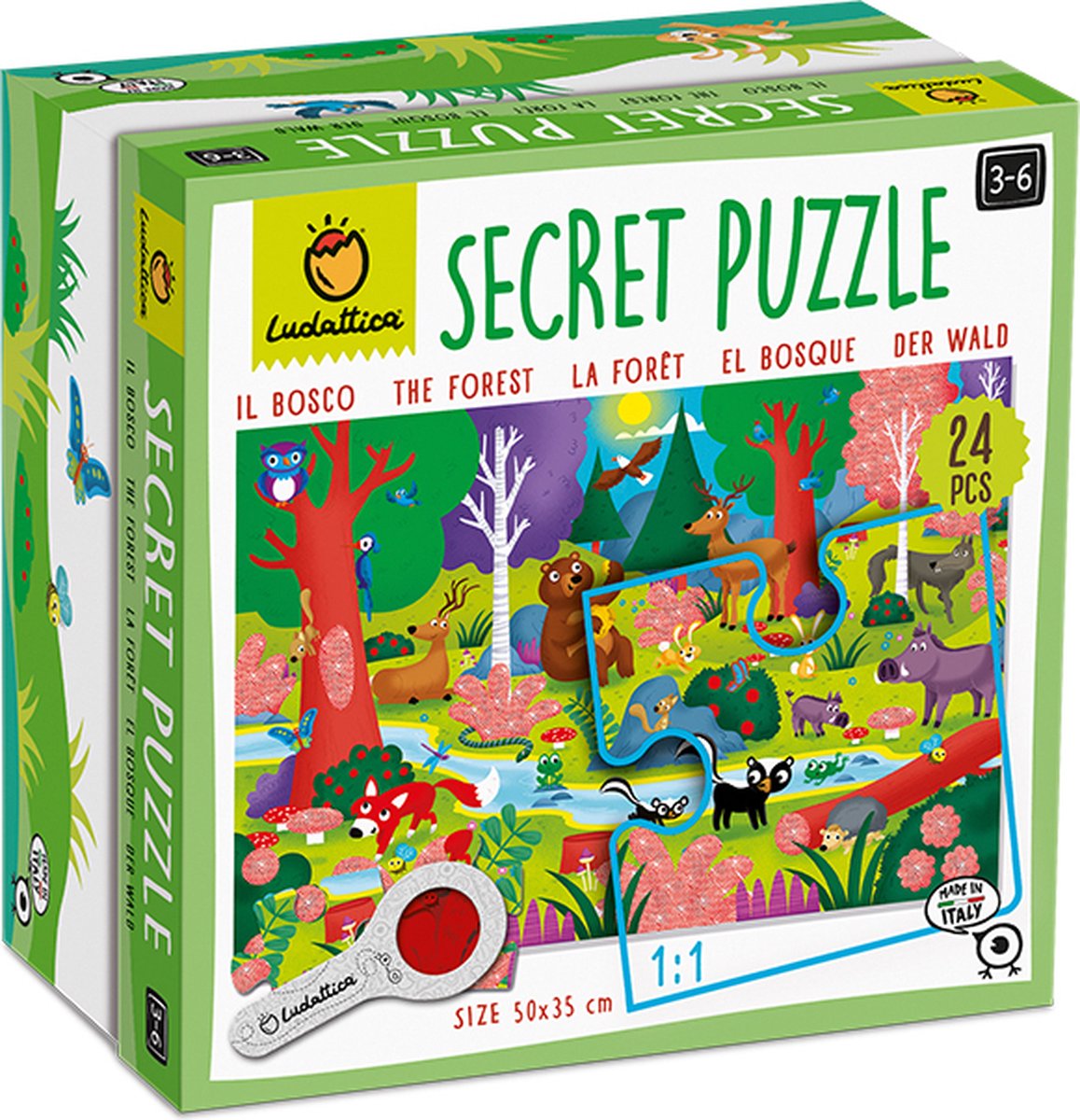 Ludattica-Puzzle - Wald.