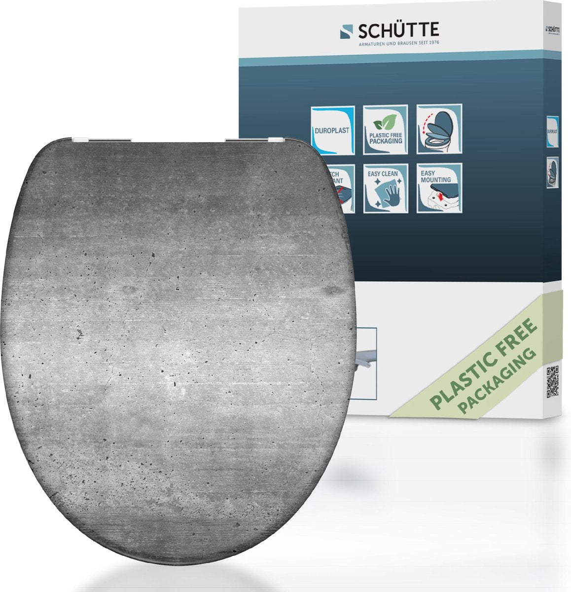 Schütte Schütte Toilettensitz mit weicher Industriegrau