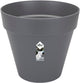 Elho Loft Urban Round 60 – großer Blumentopf für den Außenbereich – Wasserreservoir – 100 % recycelter Kunststoff – ø 58,0 x H 54,0 cm – Anthrazit